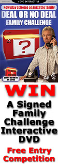 Win the Family Challenge Interactive DVD signed by Noel Edmonds...